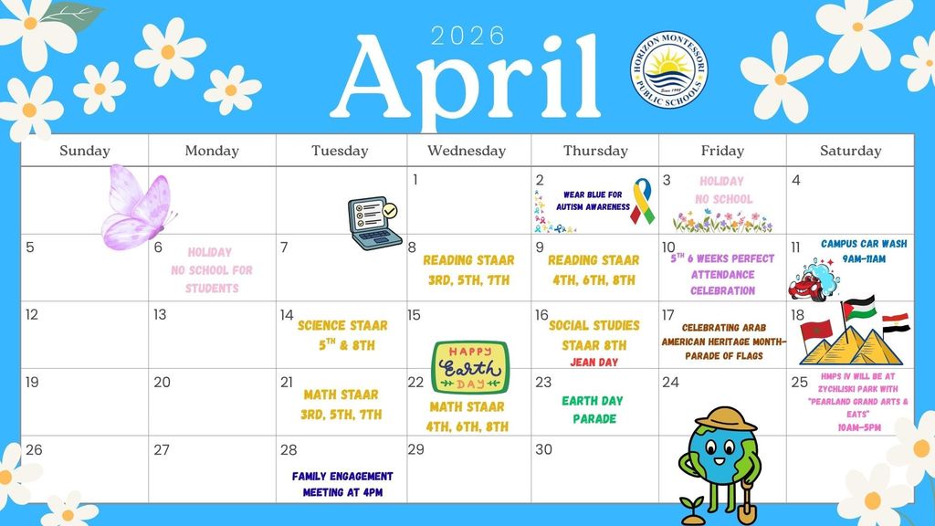 April Calendar