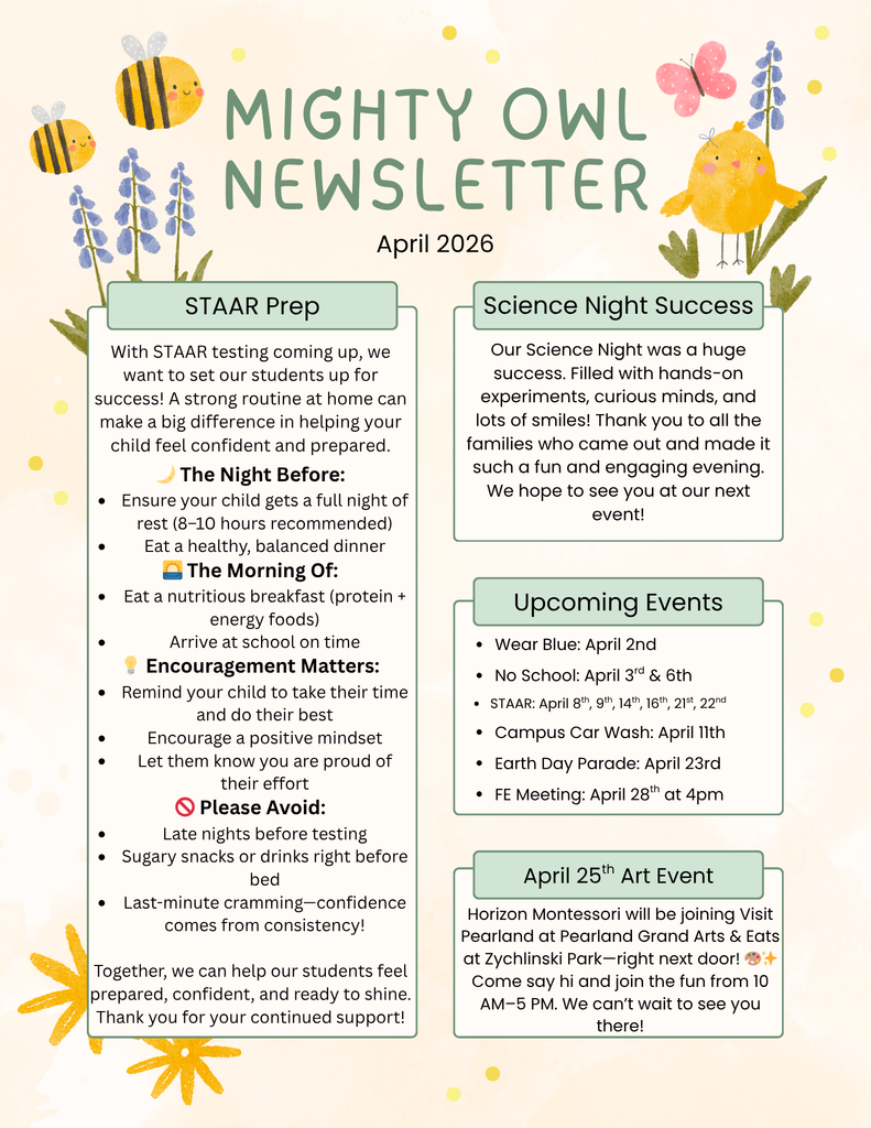 April Newsletter