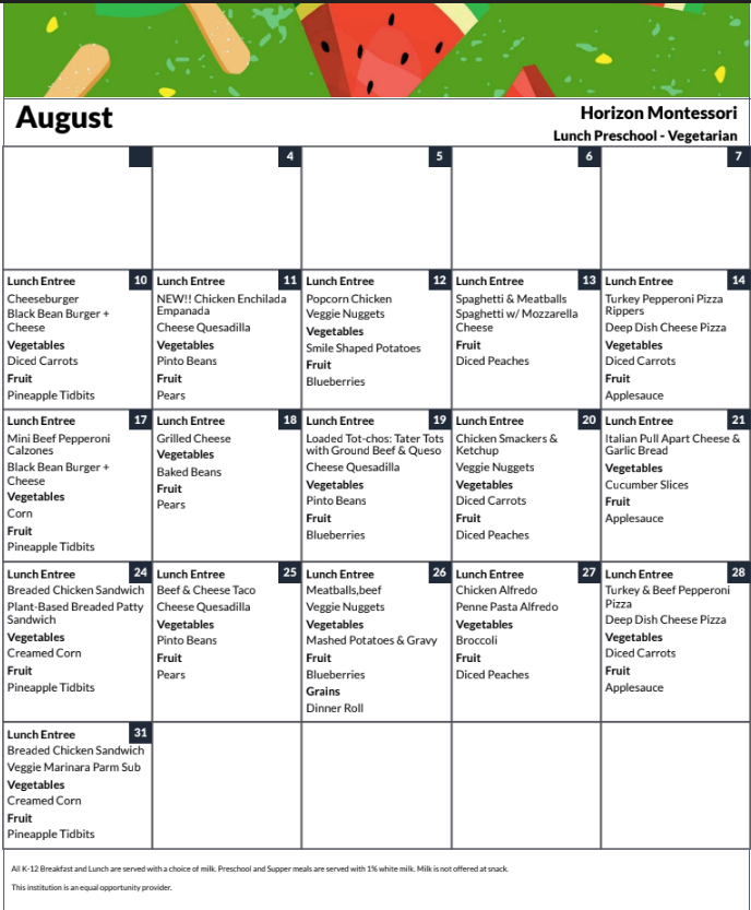 August Lunch