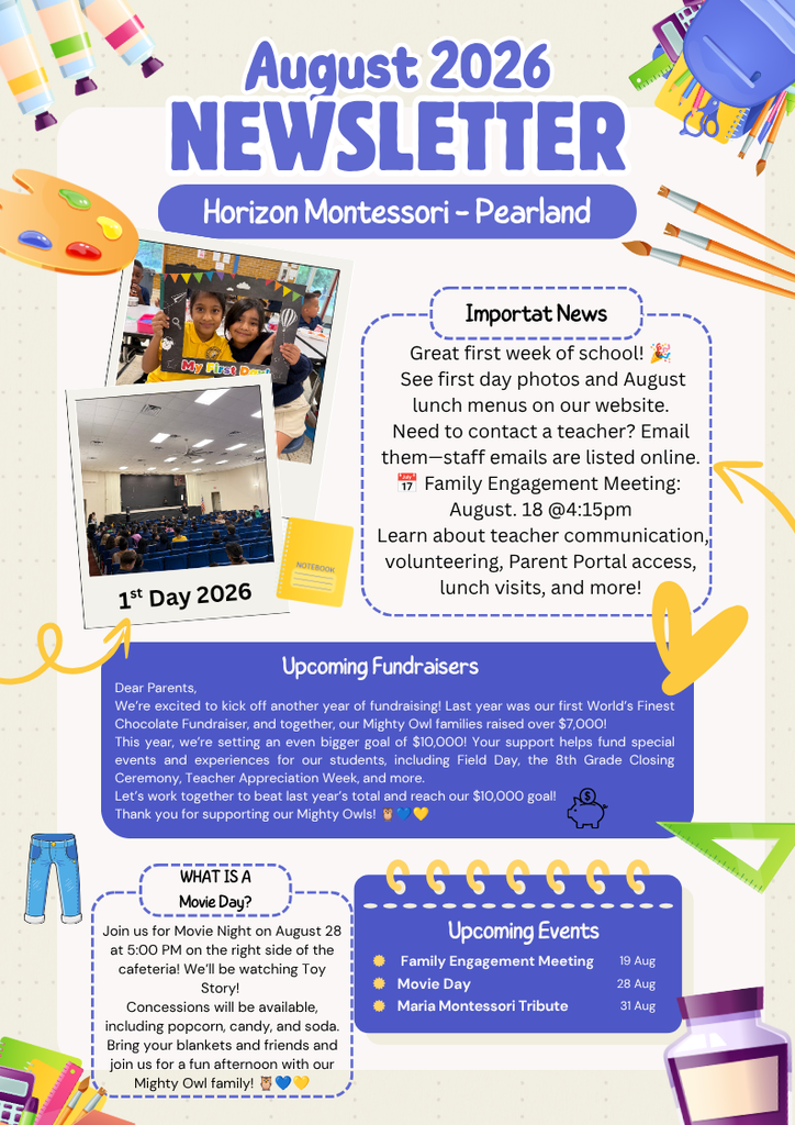 August Newsletter 2026
