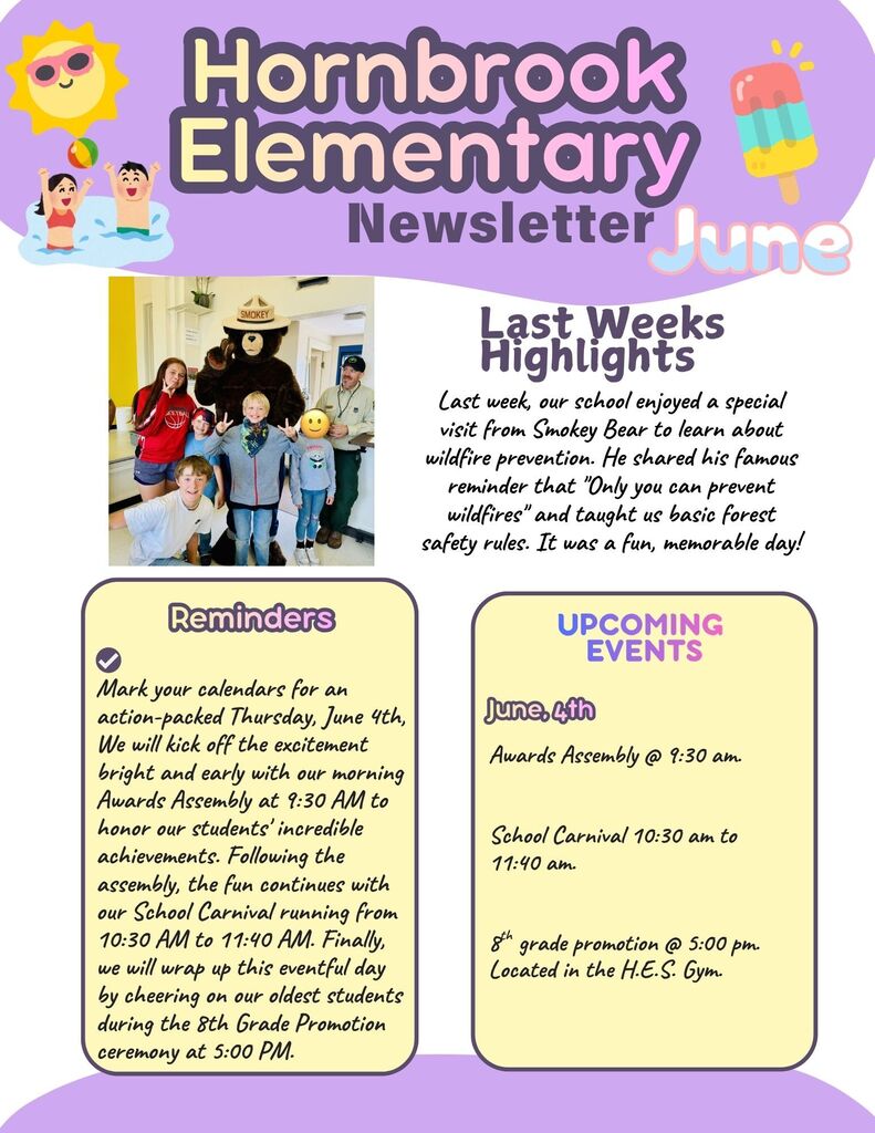Hornbrook weekly newsletter. 