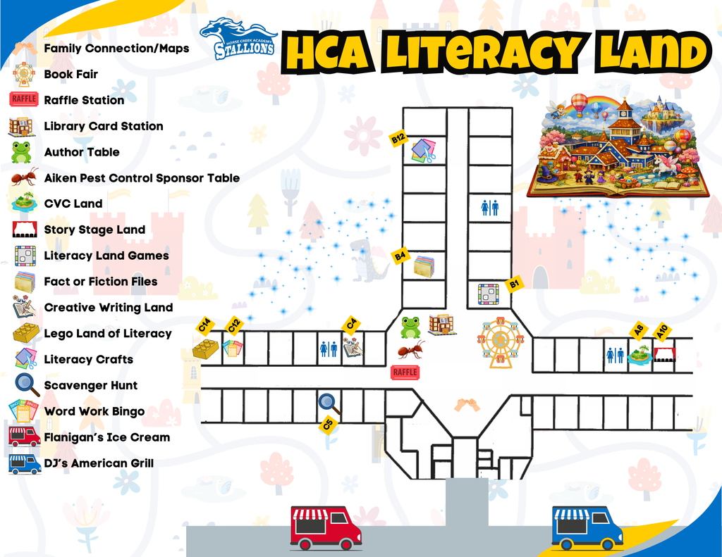 Literacy Land Map