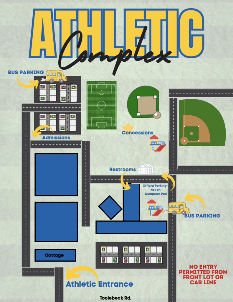 Athletic parking map