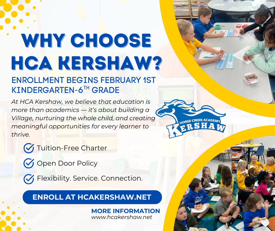 White and Blue Modern Preschool Enrollment Facebook Post