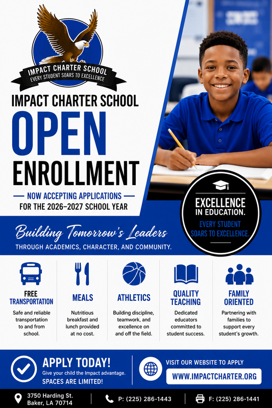 Impact Charter School Open Enrollment
