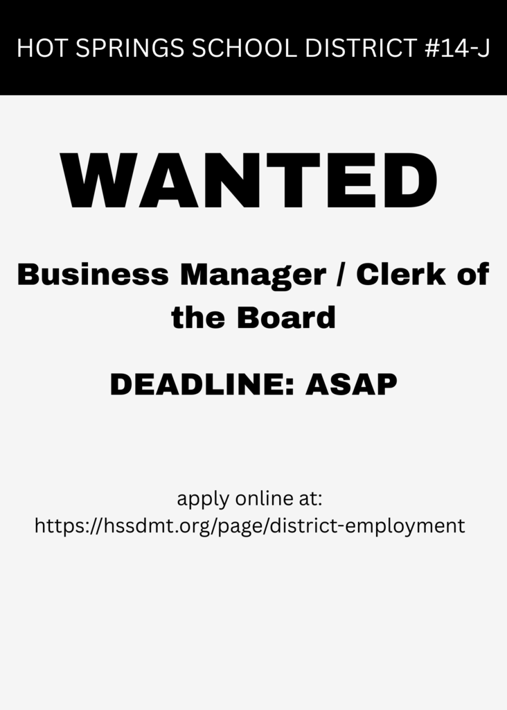 District clerk poster