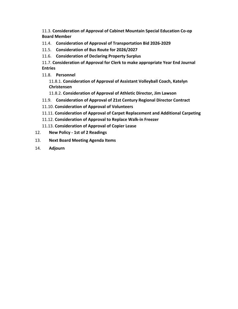 agenda pt2