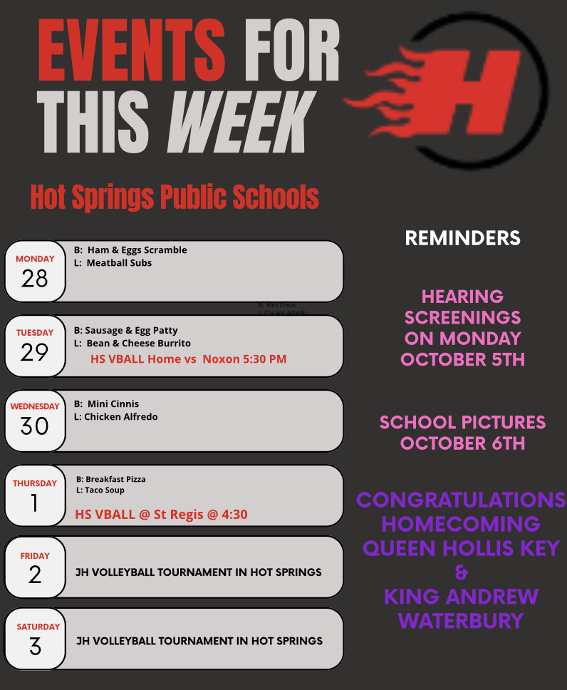 Week of Sept 28,2026