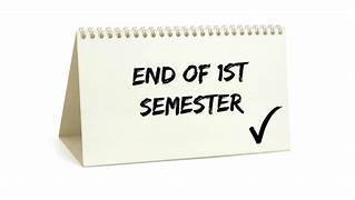 End semester 1