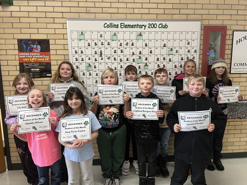 3-6 December Students of the Month 