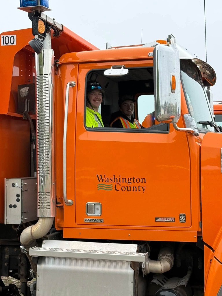 Snow Plow Operators Training at the Minnesota State Fairgrounds by Washington County and our Local 49 partners