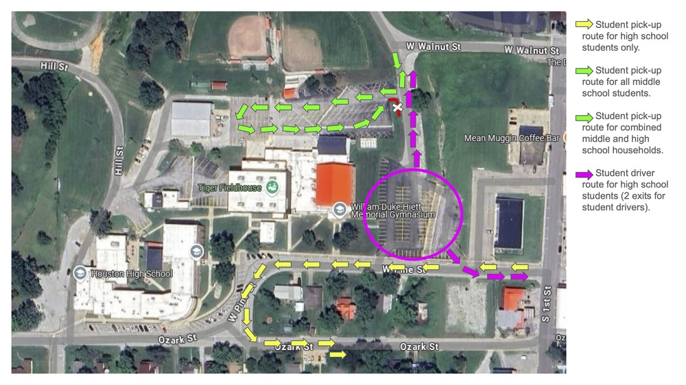 HS/MS Parent Pick-up/Traffic Changes