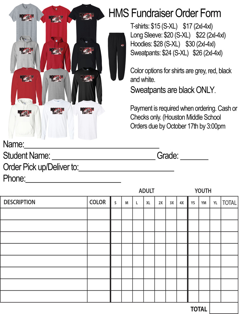 Middle School Fundraiser