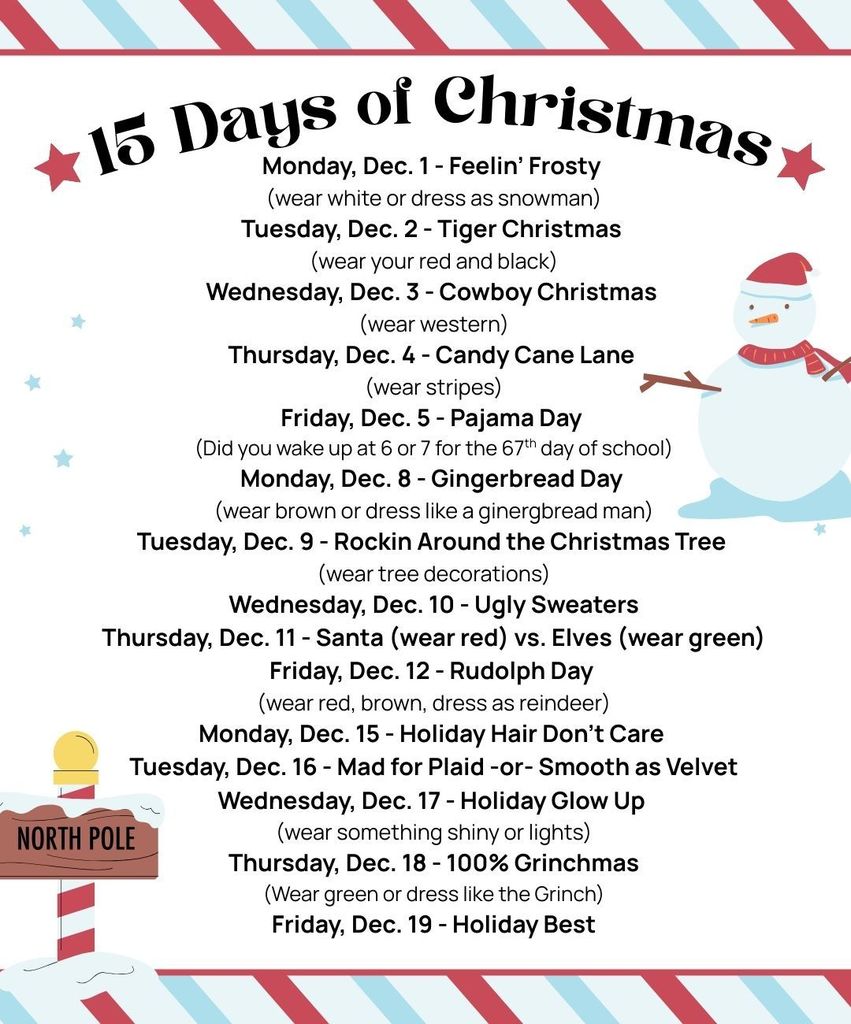15 days of Christmas