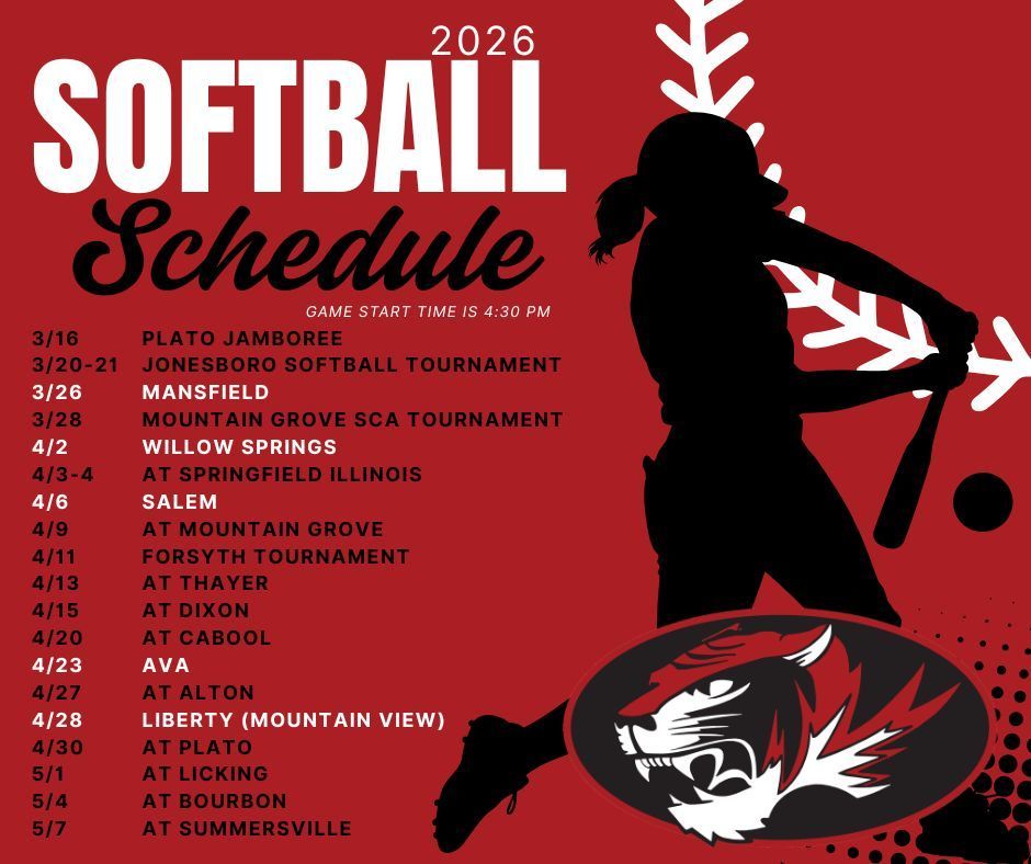 softball schedule