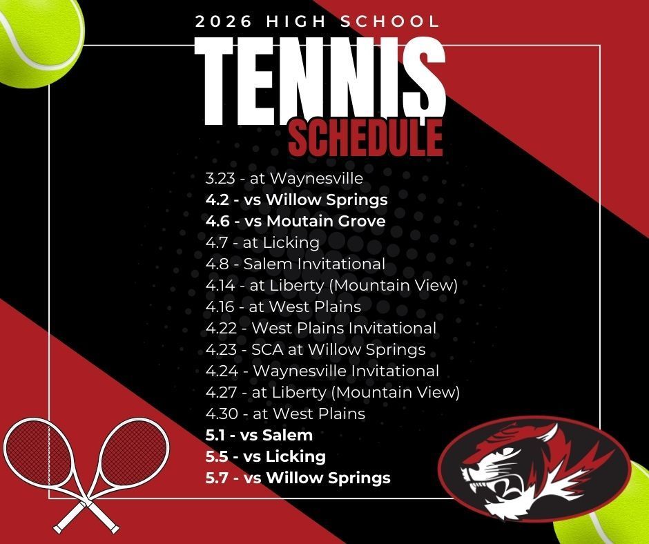 tennis schedule
