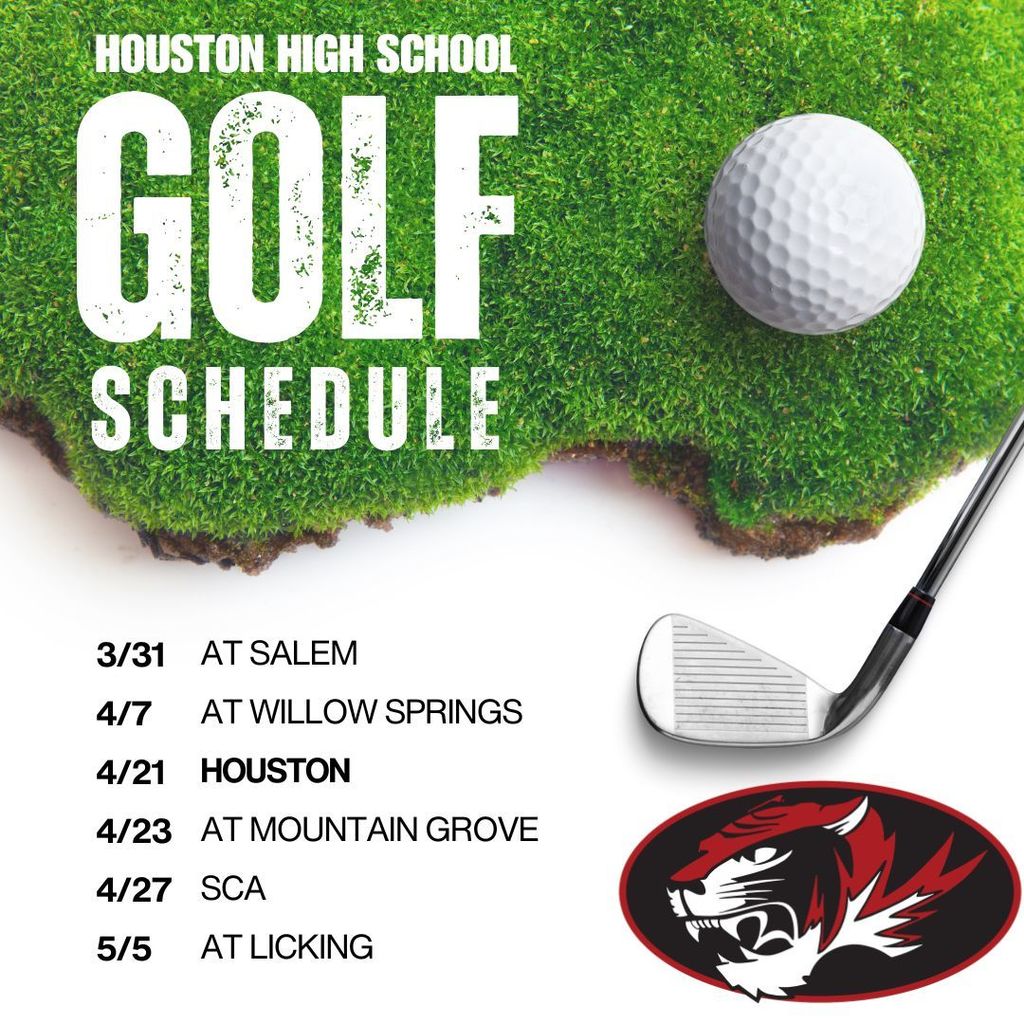 Golf schedule