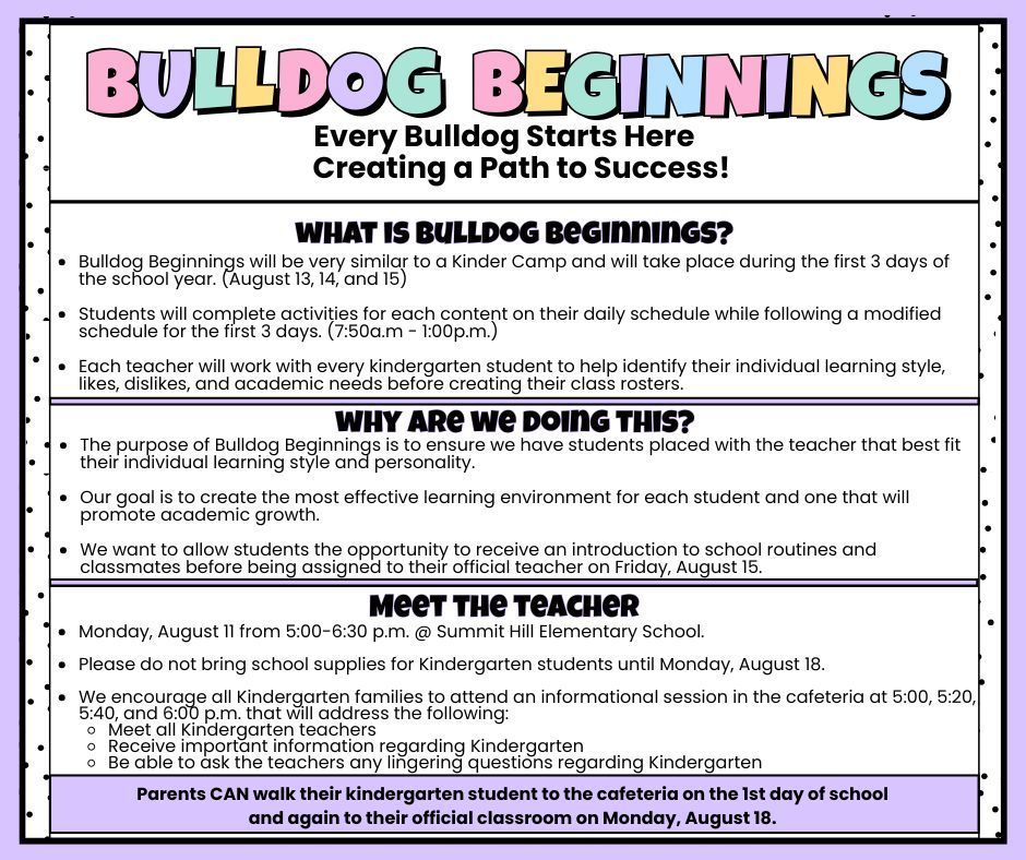 Bulldog Beginnings