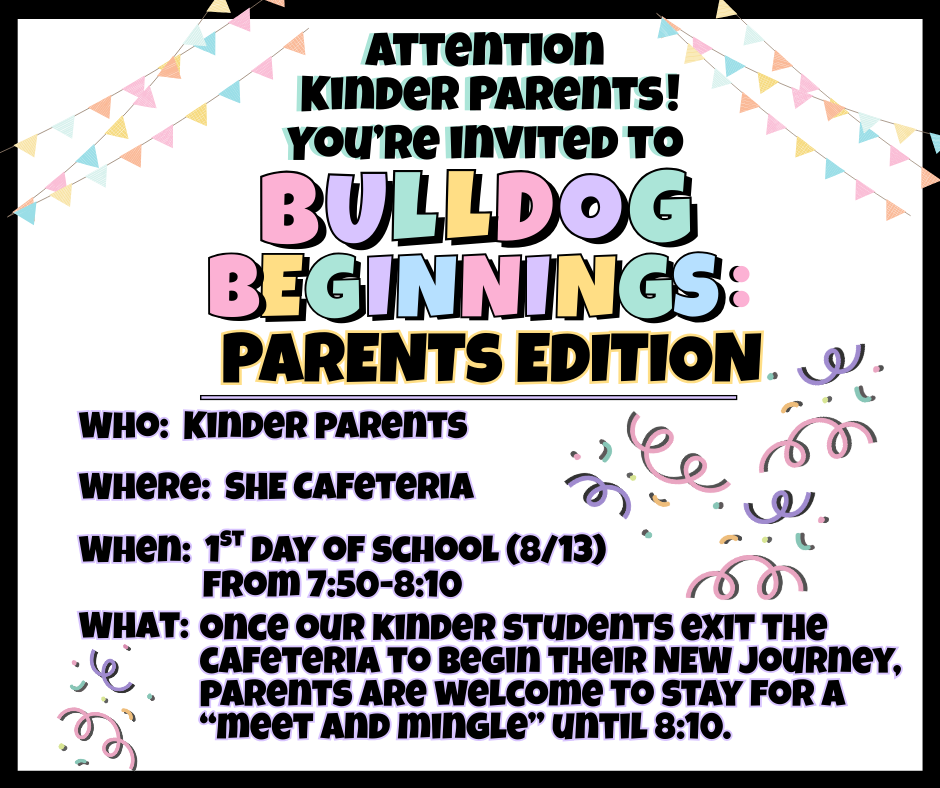 Bulldog Beginnings: Parent Edition