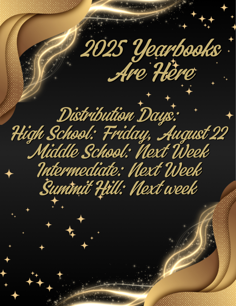 2025 Yearbooks Here