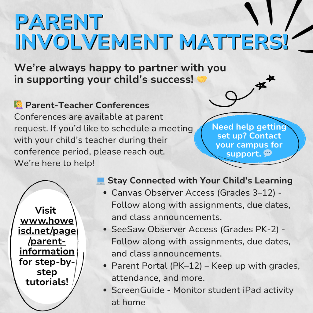 Parent Teacher Conferences! 