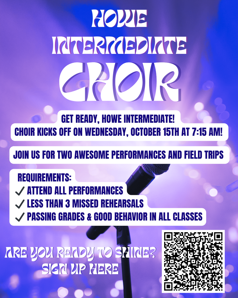 Intermediate Choir flyer