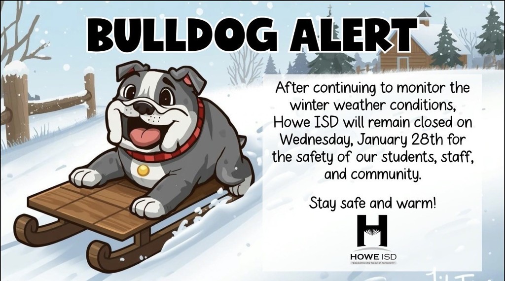 School Out Wednesday, January 28th