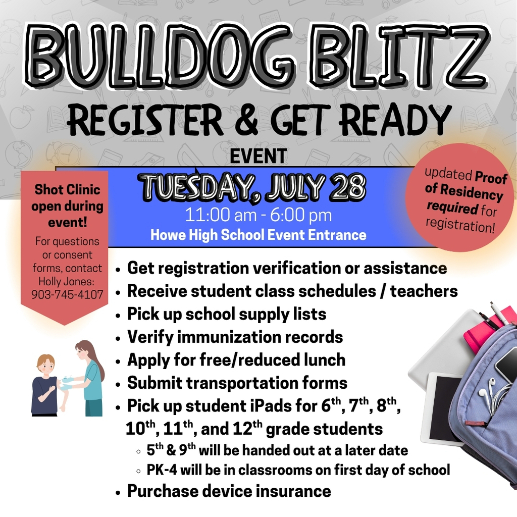 Bulldog Blitz Tuesday July 28