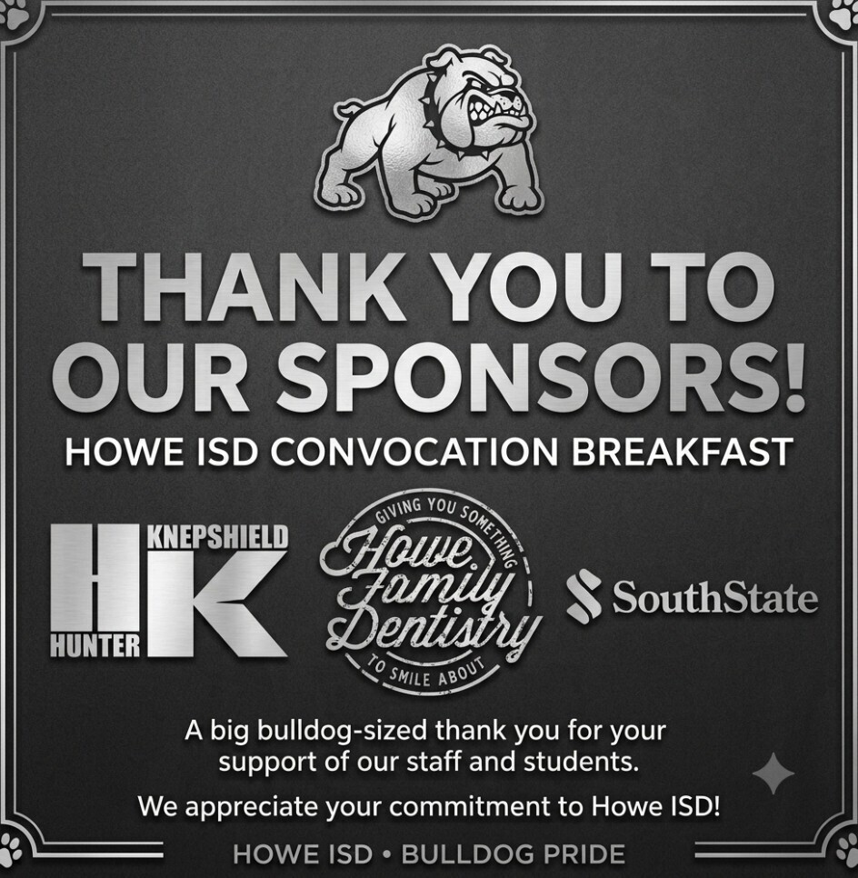 Thank you sponsers!