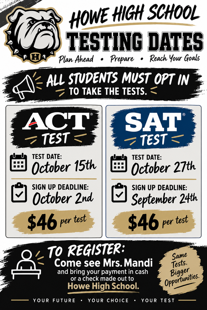 ACT/SAT dates