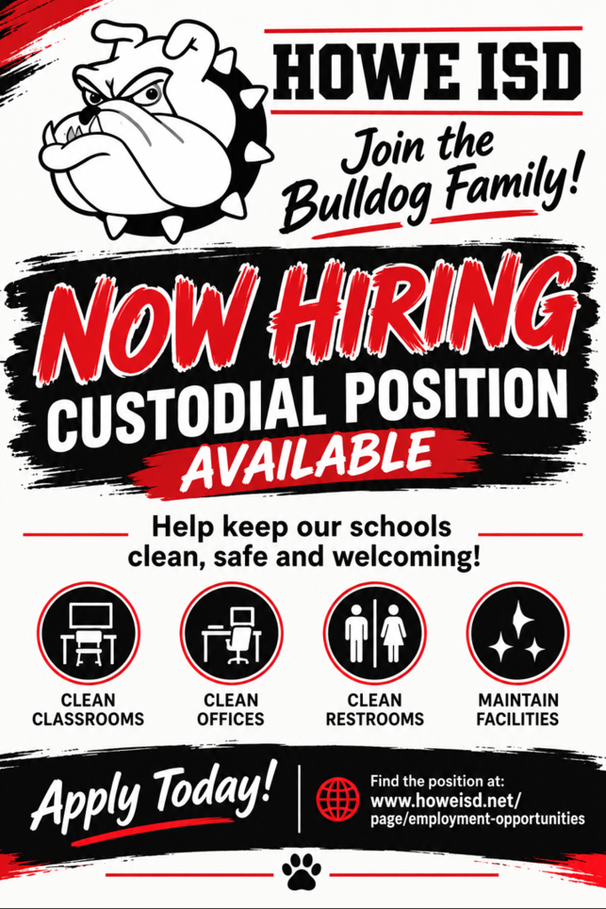 Join us on our custodial team!