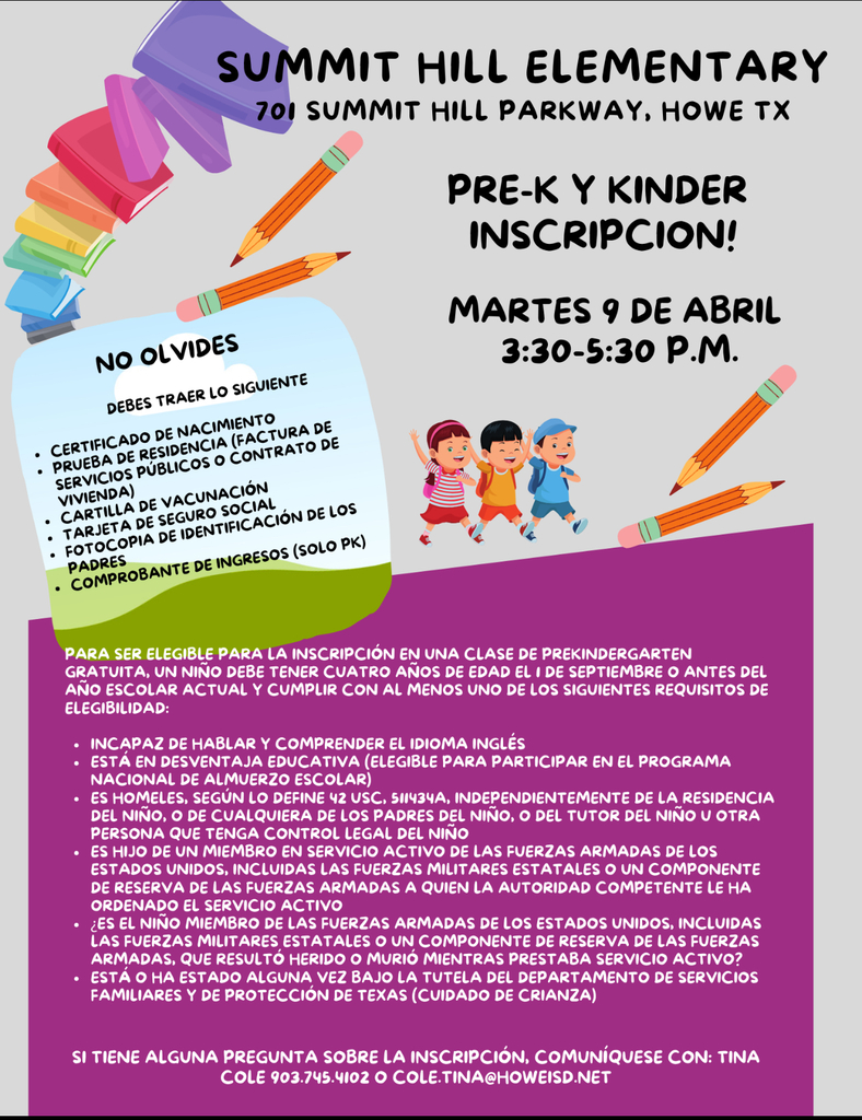 PK/ K Registration
