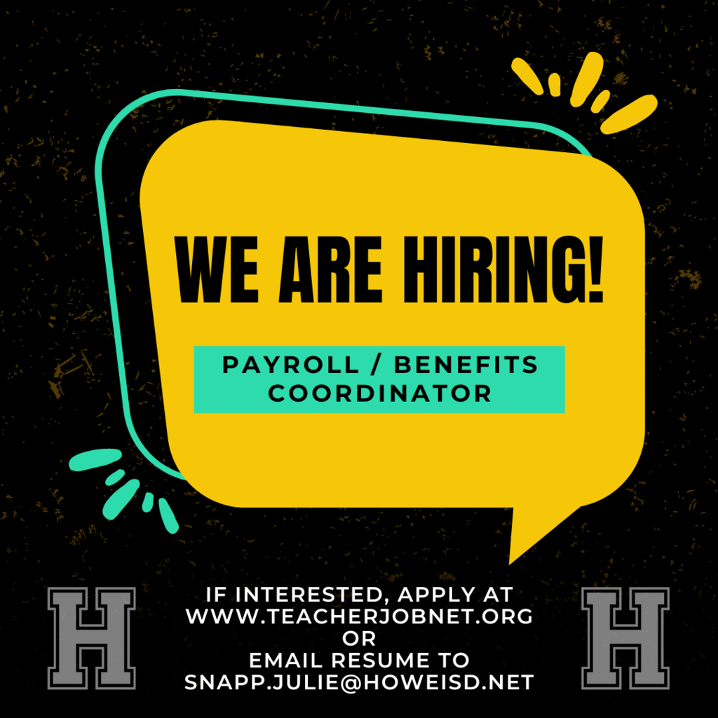 We are Hiring!