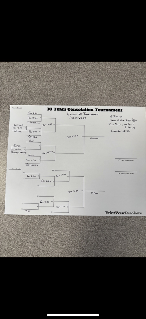 Jh baseball tournament