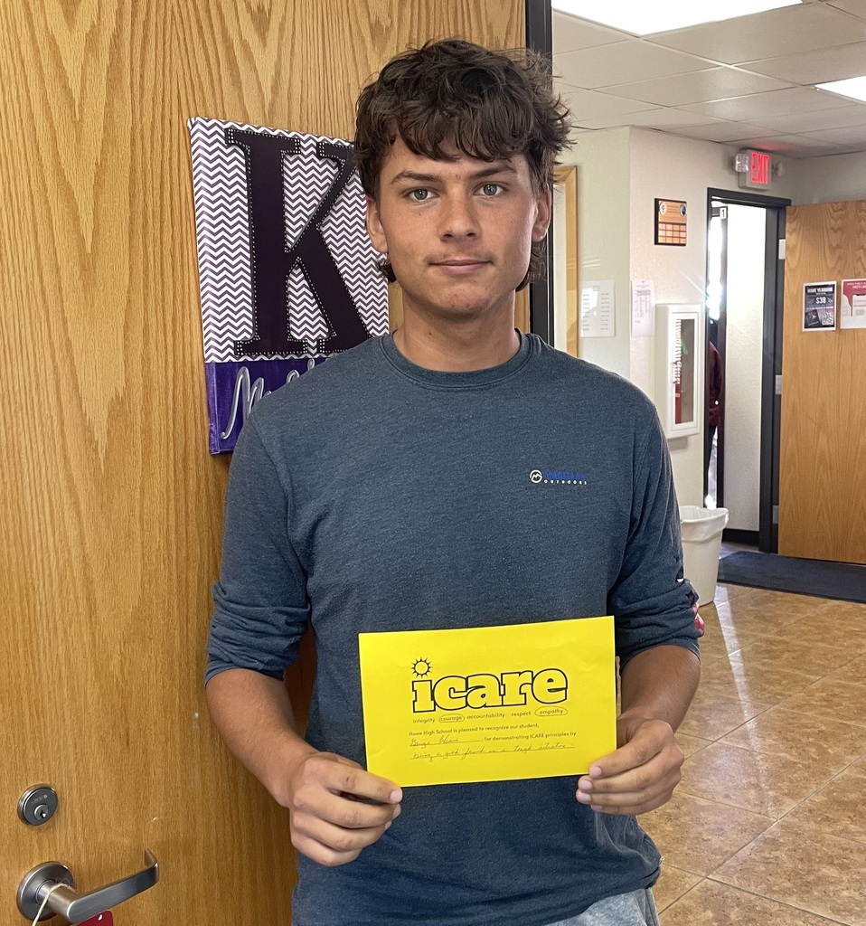 We want to recognize Gauge Wann who demonstrated what it means to be a good friend during a challenging situation. Your kindness and willingness to be there for others speaks volumes!