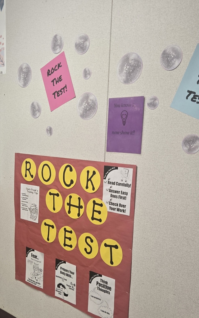 Rock the test.