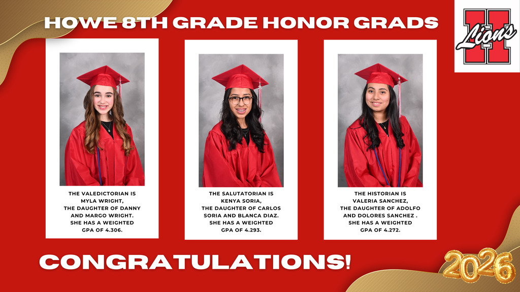 8th honor grads