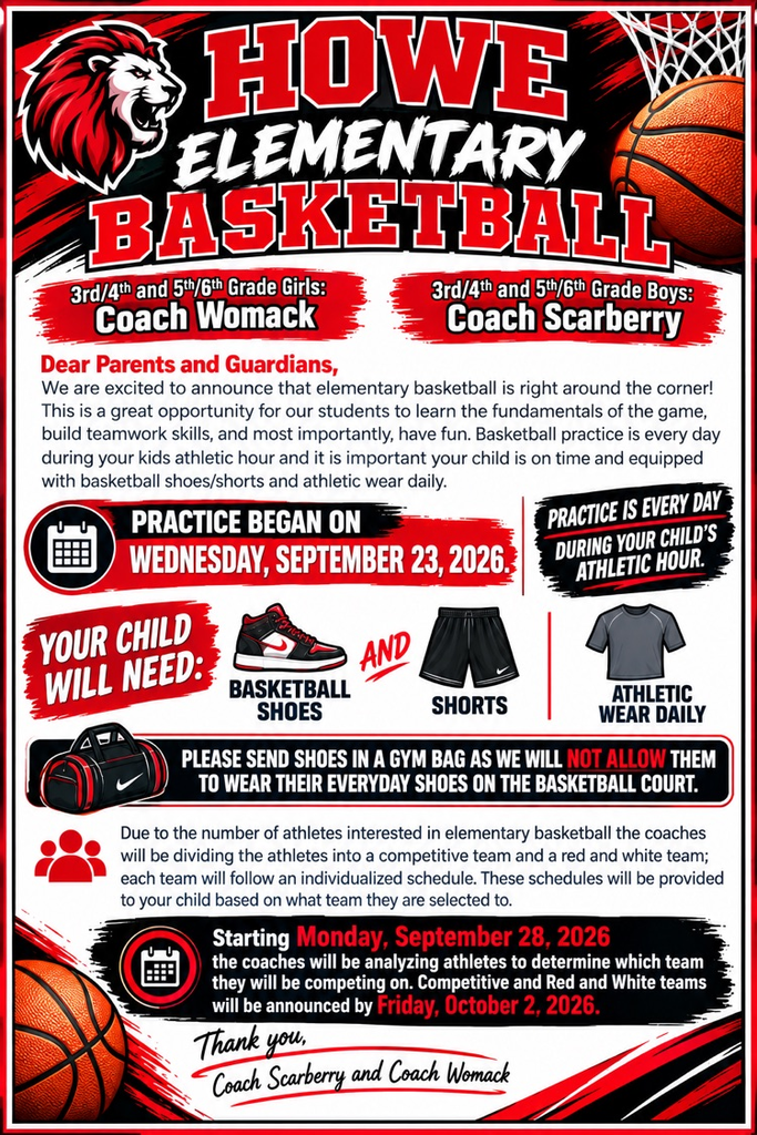information on elementary basketball 