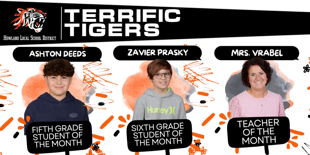 students and staff of the month 