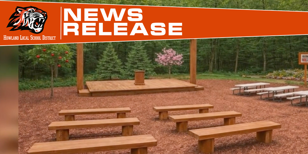 outdoor seating area in the woods