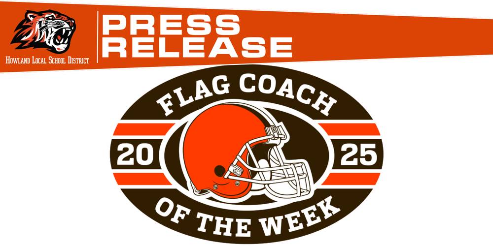 flag coach of the week graphic from cleveland browns