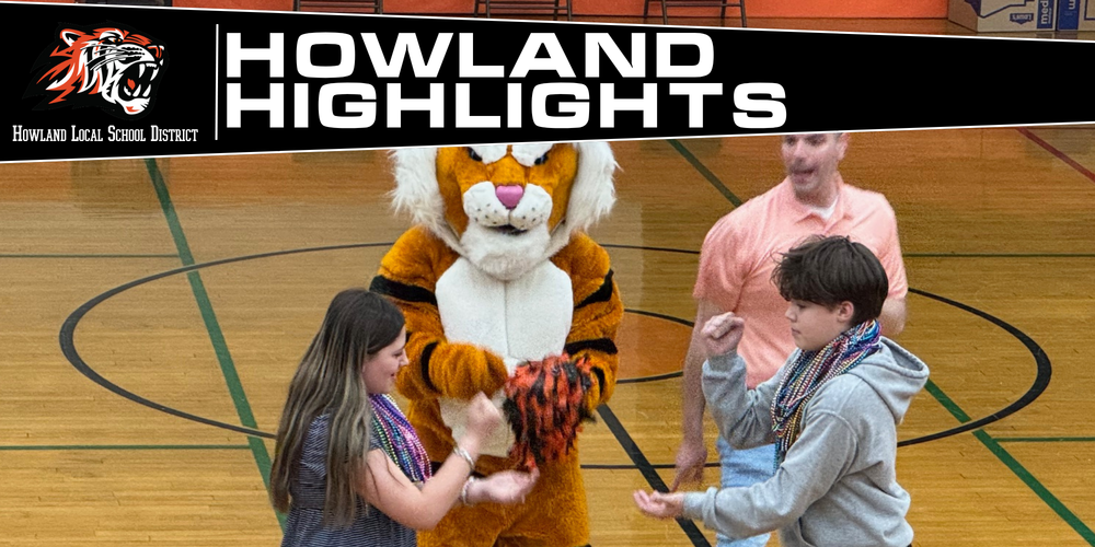 Students cheering, playing games, and showing school spirit during a pep assembly ahead of state testing