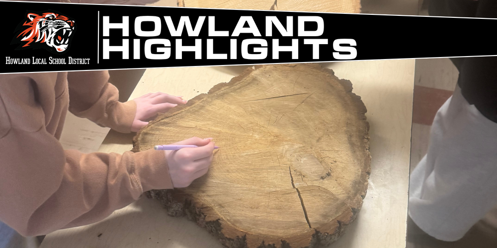 Eighth Grade Students Explore Geologic Time Students in Janice Castner’s eighth grade class at Howland Junior High studied relative dating by analyzing tree rings. The activity supported understanding of rock layers and geologic time concepts.