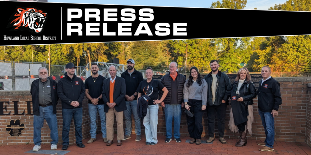 Graphic recognizing the 14 members of Howland Athletics Hall of Fame's 2026 class.