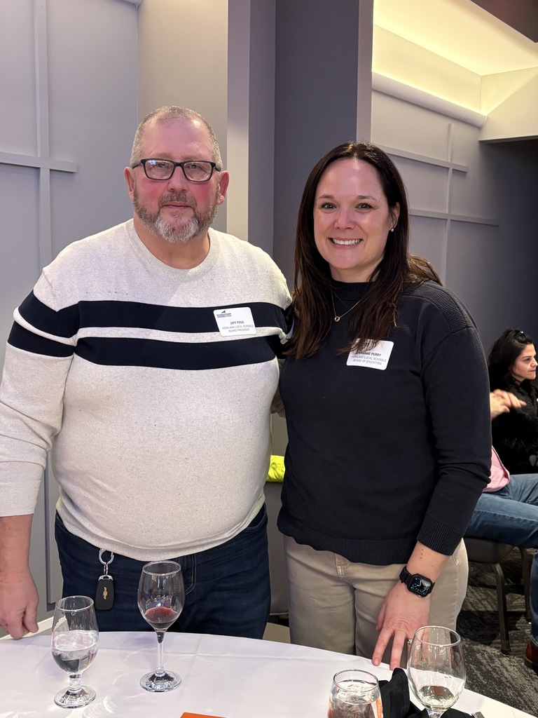 Officials presenting at Good Evening Howland