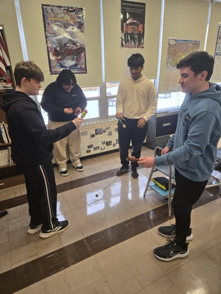 Students experiencing historical classroom