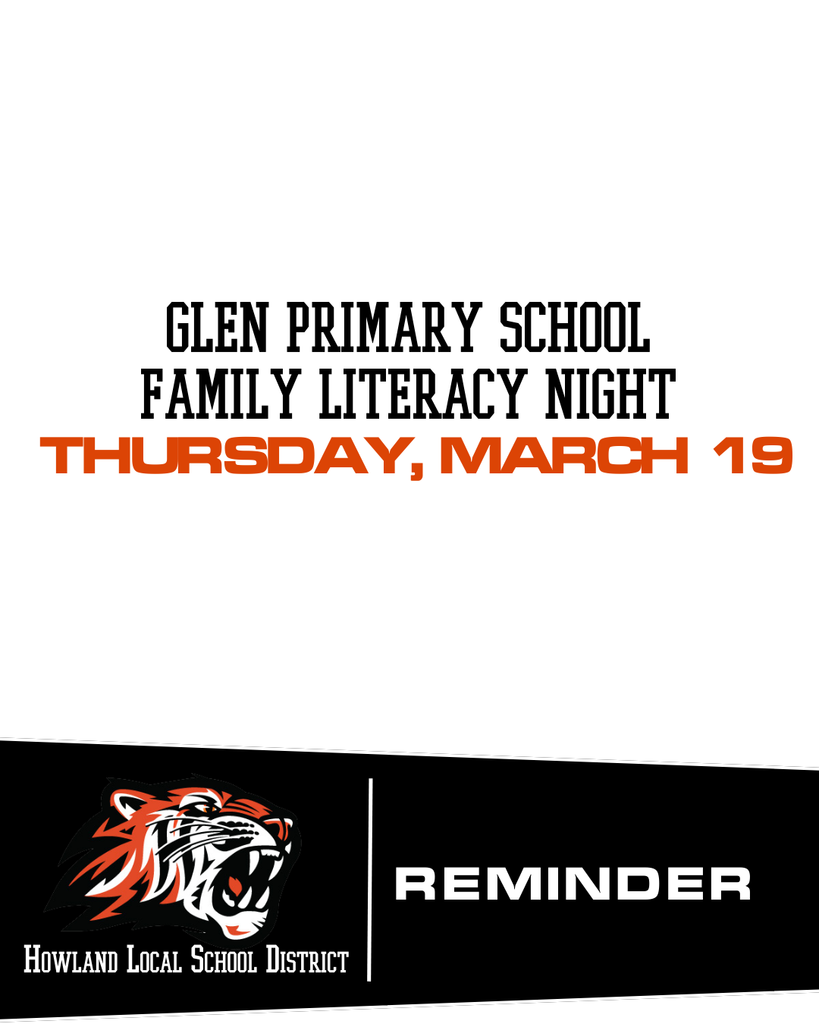 FAMILY LITERACY NIGHT AT GLEN PRIMARY