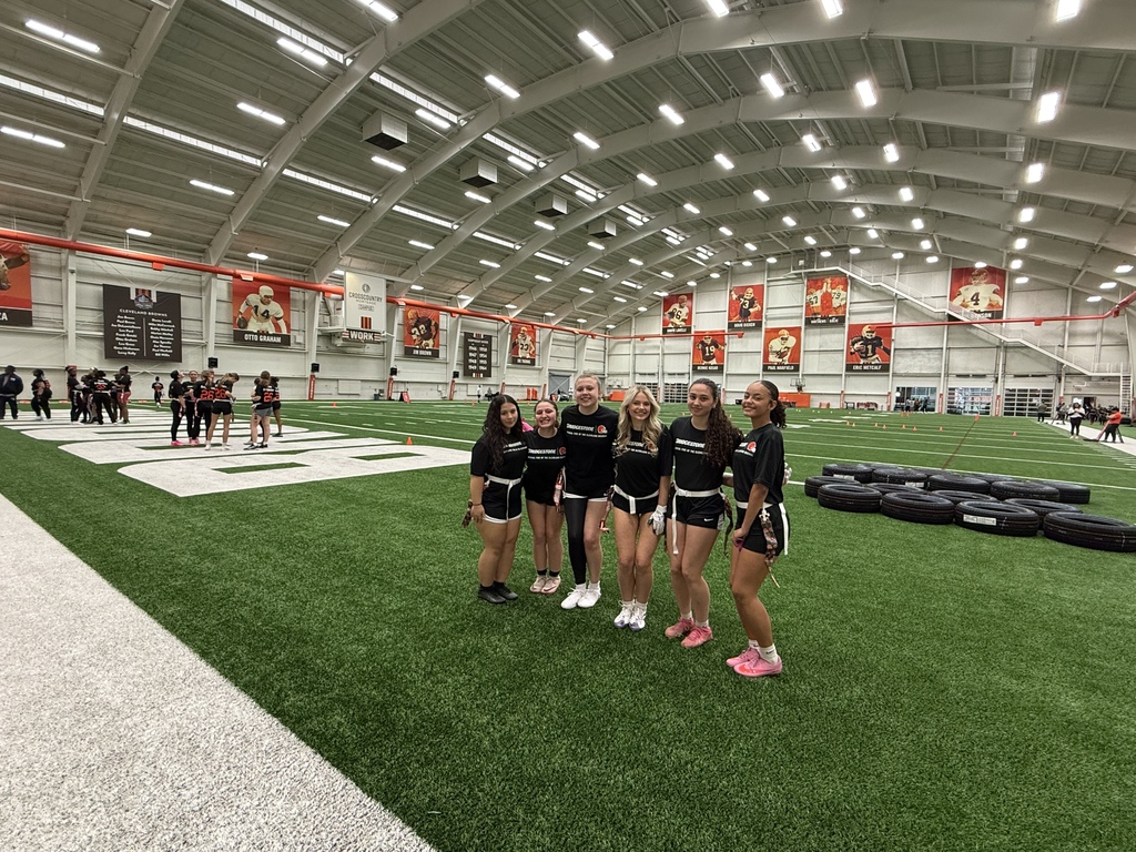 Girls Flag Football – Browns Visit 