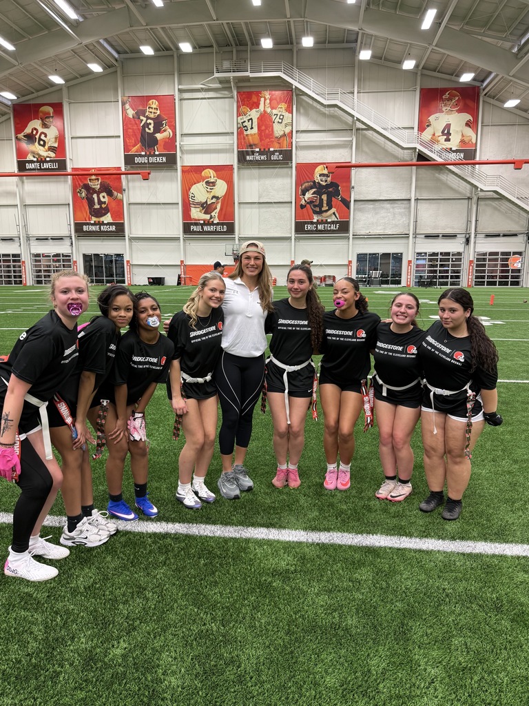 Girls Flag Football – Browns Visit 