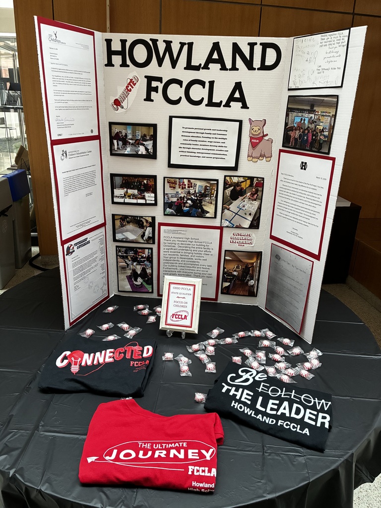 Posterboard about FCCLA at the YSU Community Engagement Symposium